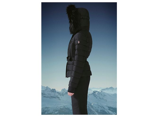 PLUMÍFERO CORTO MONCLER BEVERLEY Negro - vista 9