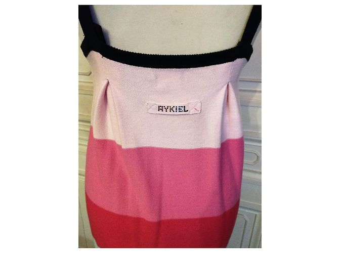 SONIA RYKIEL KLEID AUS PIMAWOLLE MIT DIAMS BIENENBROSCHE S 16 JAHRE ODER S 36/40 Mehrfarben - Ansicht 12