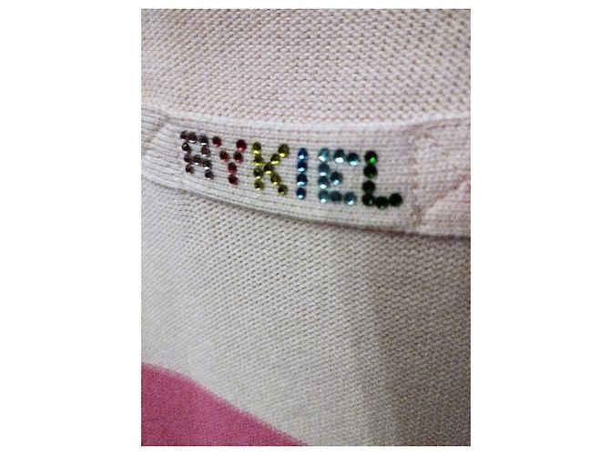SONIA RYKIEL KLEID AUS PIMAWOLLE MIT DIAMS BIENENBROSCHE S 16 JAHRE ODER S 36/40 Mehrfarben - Ansicht 7