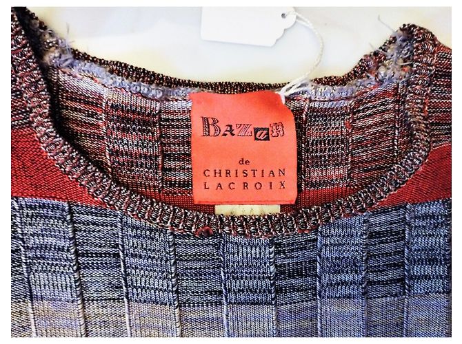 CHRISTIAN LACROIX PULLOVER TRENDIGE MINIGRÖSSE SCHUSSSATZ TM ODER T36 Mehrfarben - Ansicht 5