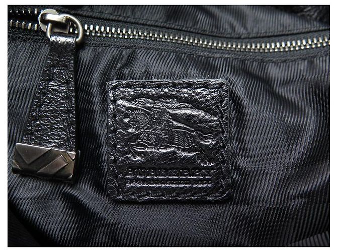 BORSA A MANO BURBERRY ASHMORE 36 BORSA A MANO IN PELLE NERA CM NERA Nero - vista 10