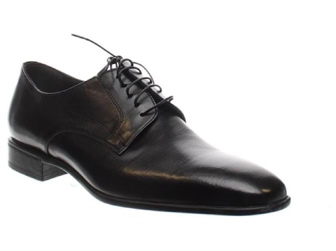 Moreschi Scarpe stringate in pelle nera Nero - vista 2