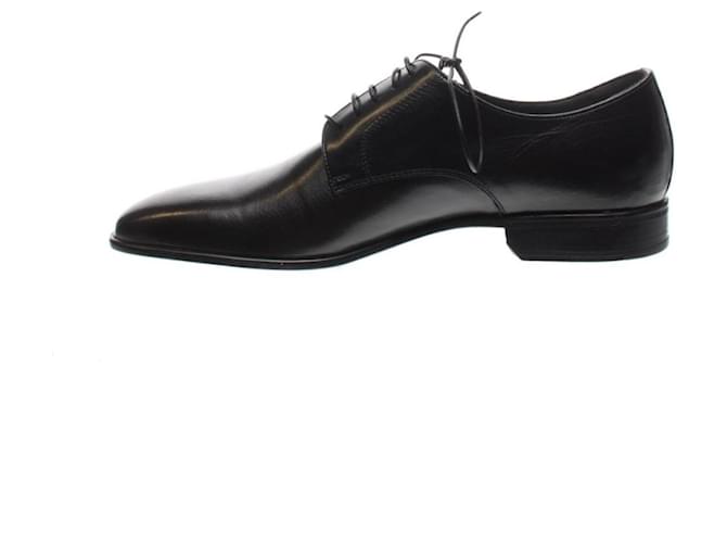 Moreschi Scarpe stringate in pelle nera Nero - vista 3