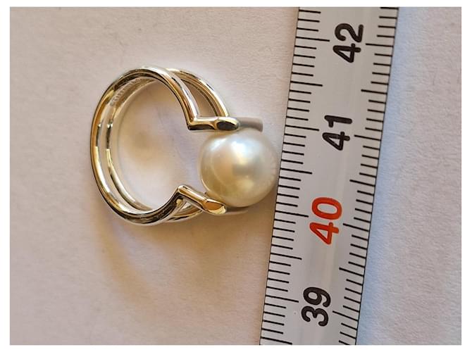Tiffany & Co Hardware da città in argento e perla d'acqua dolce Bianco sporco - vista 5