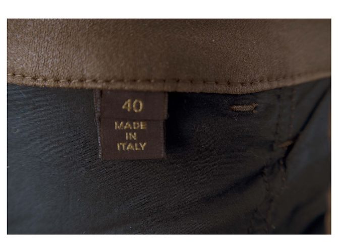 Vaqueros Louis Vuitton con raya negra Beige - vista 5