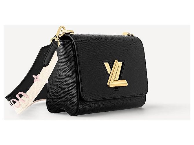 Bolso Louis Vuitton Twist MM de piel Epi negro - vista 4