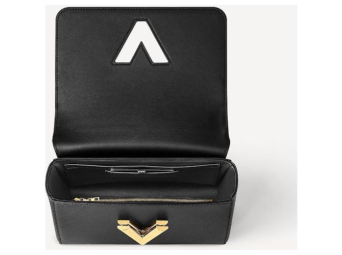 Bolso Louis Vuitton Twist MM de piel Epi negro - vista 5