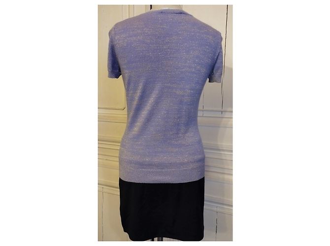 DOLCE & GABBANA PULLOVER TRENDY LUREX LILA GOLD S 36/38 - Ansicht 11
