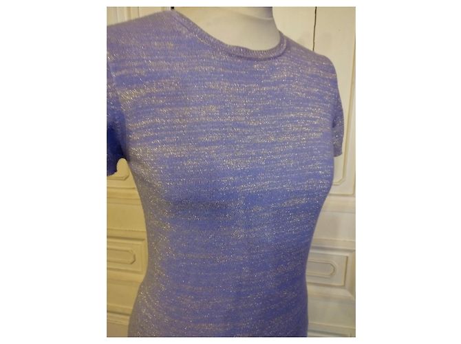 DOLCE & GABBANA PULLOVER TRENDY LUREX LILA GOLD S 36/38 - Ansicht 9
