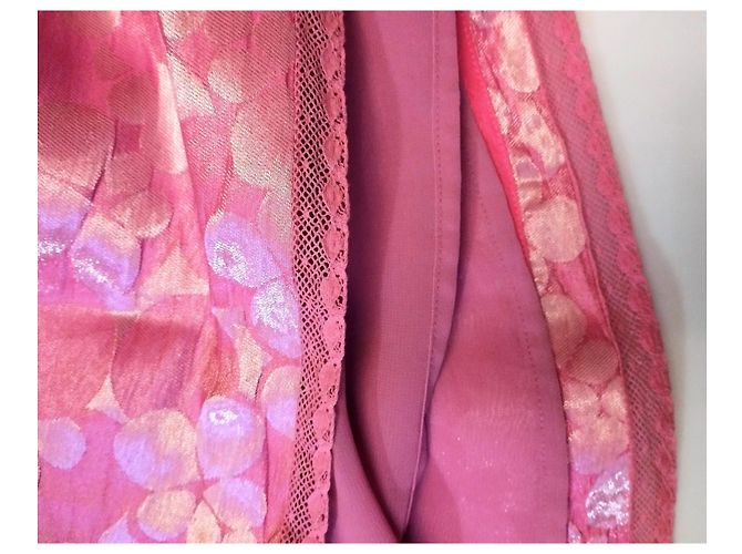 MARC JACOBS FARYTALE ROCK HIMBEERE BROSCHIERTE SEIDE TUK 8 ODER T38 Pink - Ansicht 5