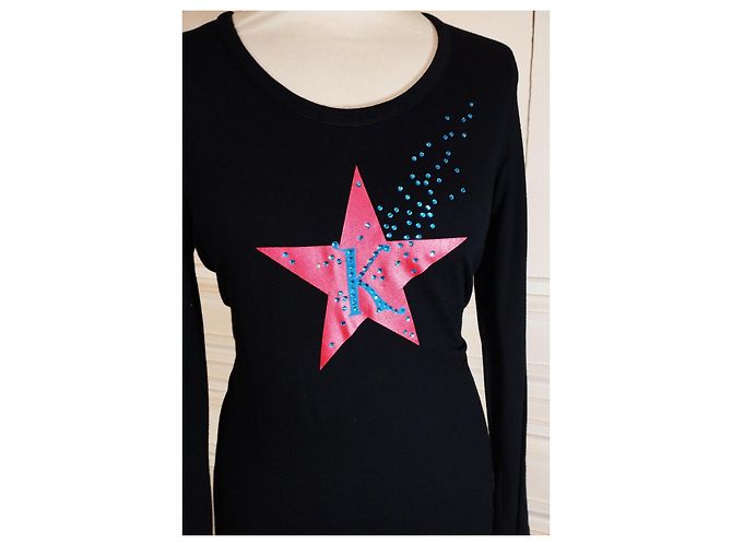 KENZO ABENDKLEID SHOOTING STAR DRESS TM 38/40 Schwarz - Ansicht 2