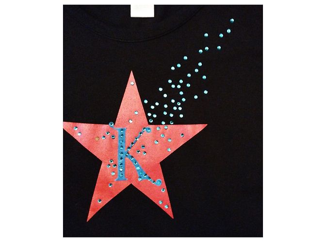 KENZO ABENDKLEID SHOOTING STAR DRESS TM 38/40 Schwarz - Ansicht 7