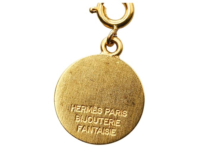 Ring Charm Hermès Or Clou de Selle Doré - vue 3