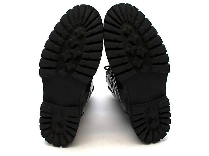 Louis Vuitton Botas Outland con cordones y monograma esmaltado Negro - vista 8