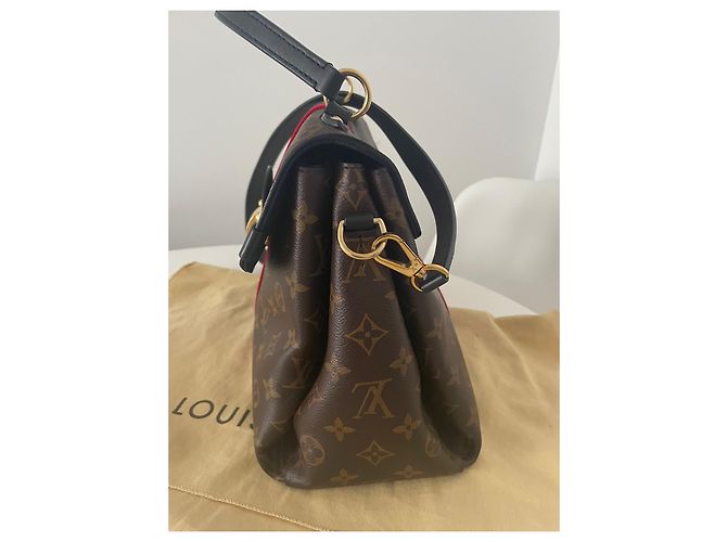 Borsa Louis Vuitton Georges MM Monogram Marrone - vista 3