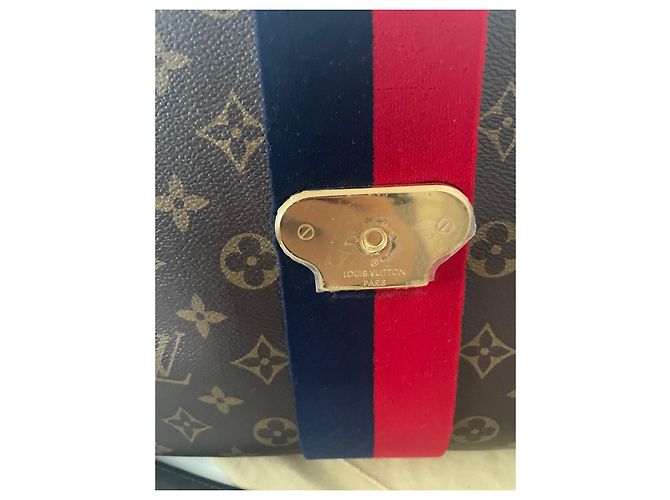 Borsa Louis Vuitton Georges MM Monogram Marrone - vista 8