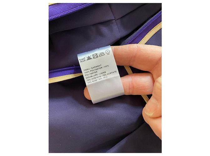Abito sublime "blu viola" taglia Chloé 38 poliestere viola e seta Porpora - vista 4