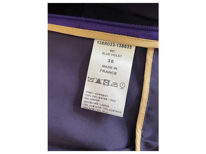 Abito sublime "blu viola" taglia Chloé 38 poliestere viola e seta Porpora - vista 6
