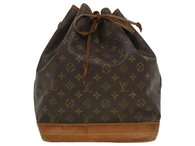 Noe Borsa a mano Louis Vuitton Noé in pelle marrone scuro - vista 7