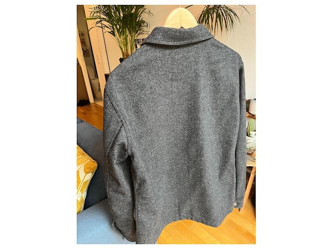 Minimum Charles Grey Wool Coat - view 2