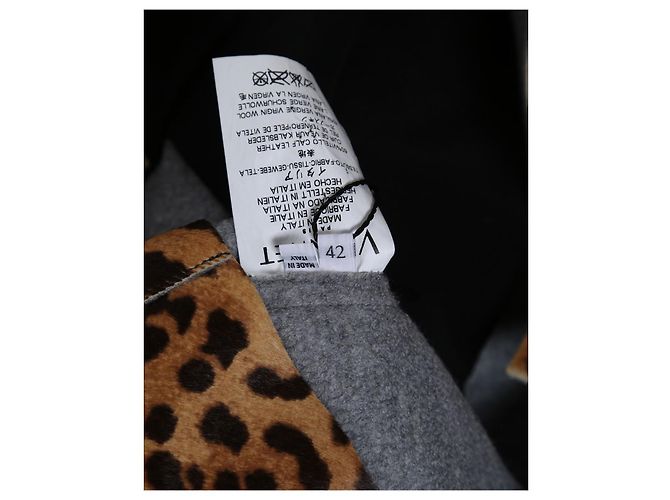 Vionnet Leopard Kalbslederjacke Mehrfarben - Ansicht 5