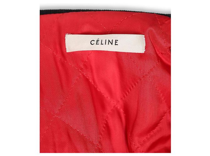 Céline Celine Mehrfarbige Lederweste mit Blumendruck - Ansicht 4