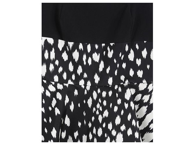 Fausto Puglisi Mini vestido de seda estampado sem mangas Bege - vista 3