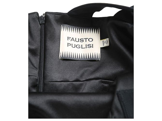 Fausto Puglisi Mini vestido de seda estampado sem mangas Bege - vista 5