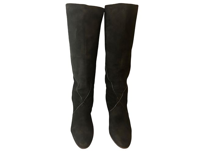 Maje Wildlederstiefel - Ansicht 10