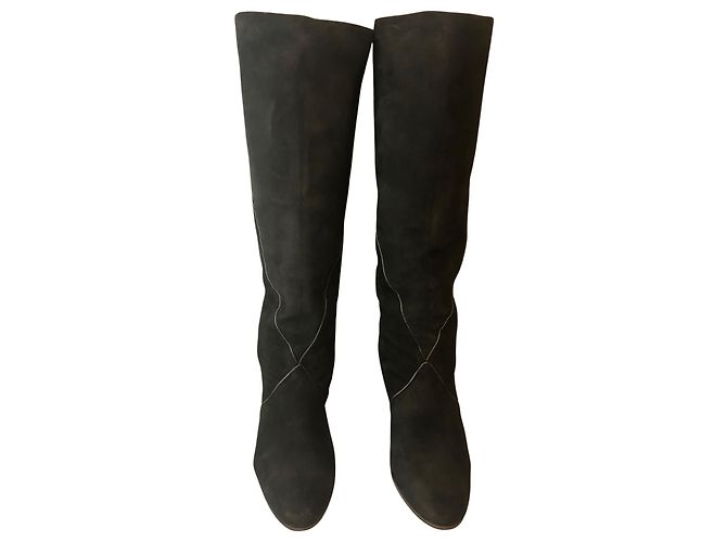 Maje Wildlederstiefel - Ansicht 2