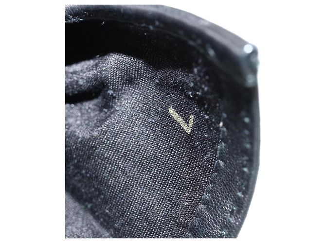 Hermès HERMES Kelly Charm Handschuhe Leder 7 Schwarze Auth 35557 - Ansicht 10