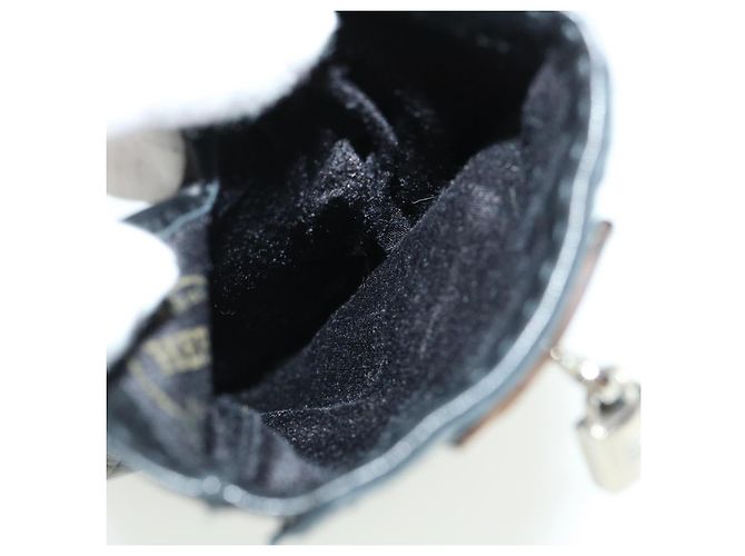Hermès HERMES Kelly Charm Handschuhe Leder 7 Schwarze Auth 35557 - Ansicht 11