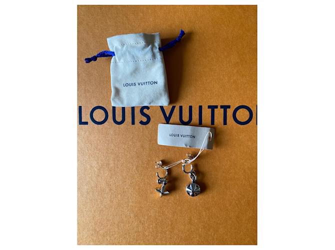 Montsouris Louis Vuitton I miei orecchini floreali Argento - vista 2