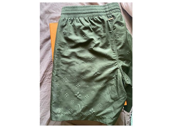 Pantaloncini Louis Vuitton Cachi - vista 2