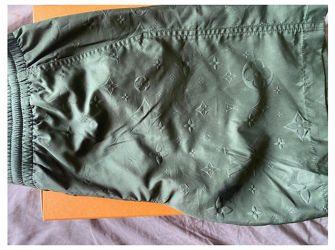 Pantaloncini Louis Vuitton Cachi - vista 3