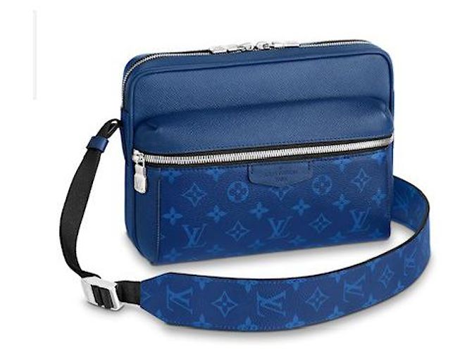 Louis Vuitton Messenger LV Outdoor blu - vista 3