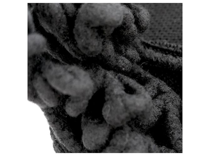CHANEL Herbst 2007 Verzierter ärmelloser Pullover Schwarz - Ansicht 6