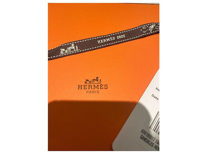 Mules Chypre Hermès Beige - vue 5