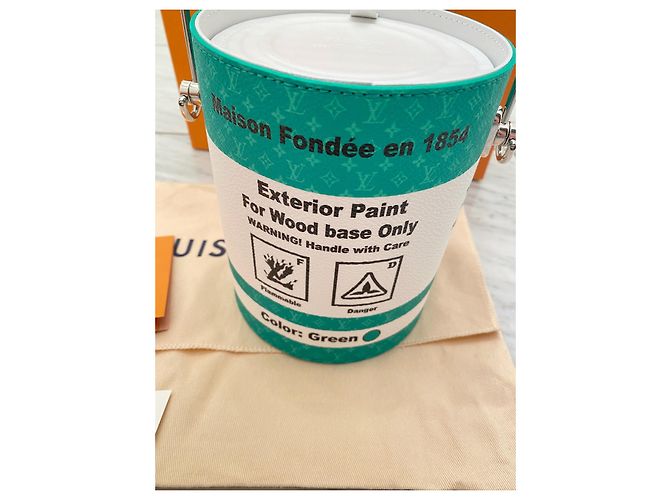 Louis Vuitton Virgil Abloh Paint Can Green - view 7