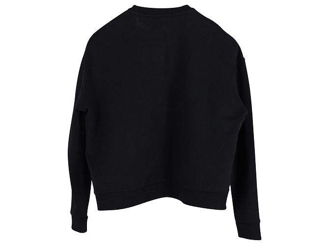 Neil Barrett Zweifarbiger Pullover mit Rundhalsausschnitt aus Metallic-Baumwolle - Ansicht 2