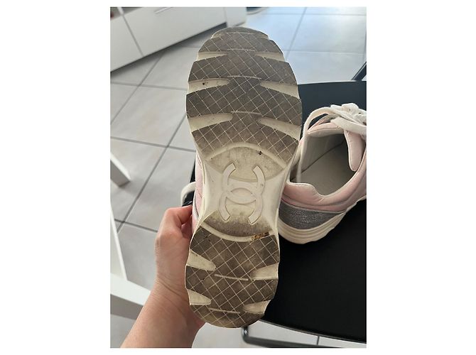Chanel Sneaker Rosa Stoff Pink - Ansicht 4