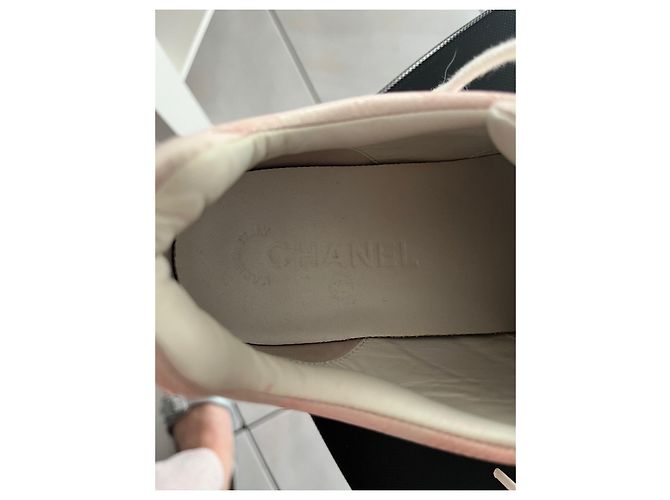 Chanel Sneaker Rosa Stoff Pink - Ansicht 6
