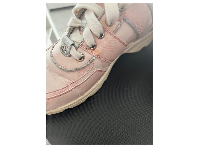 Chanel Sneaker Rosa Stoff Pink - Ansicht 7