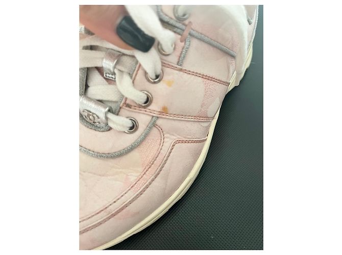 Chanel Sneaker Rosa Stoff Pink - Ansicht 9