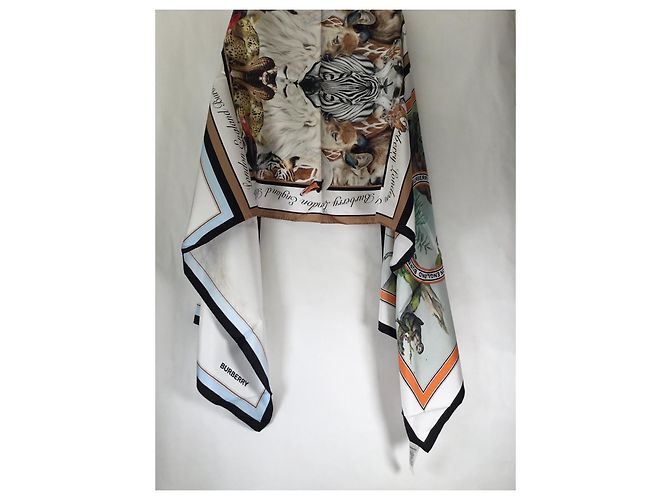 BURBERRY stola - 210 X 70 CENTIMETRO - 100% soie Multicolore - vista 6