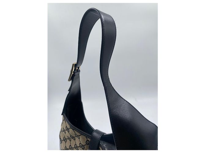 Jackie Gucci in tela nera - vista 11