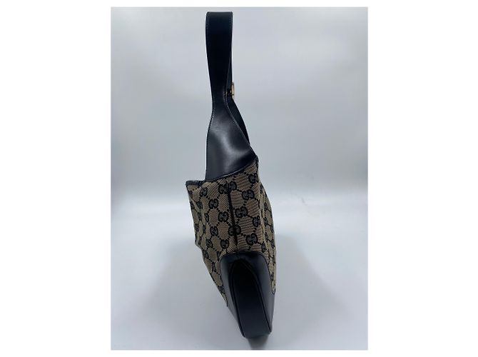 Jackie Gucci in tela nera - vista 2