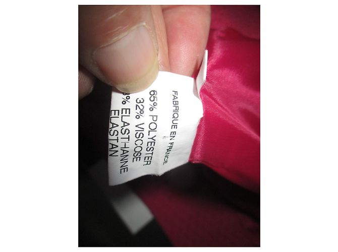 Autre Marque Saia Burton Fuchsia em Viscose Tamanho 42 Fuschia - vista 7