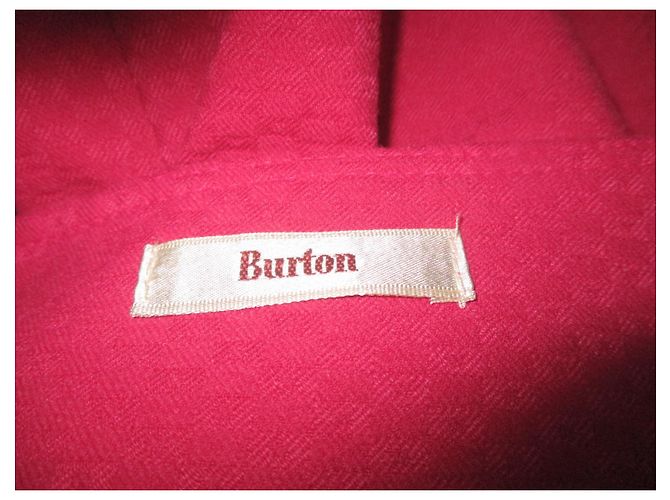 Autre Marque Saia Burton Fuchsia em Viscose Tamanho 42 Fuschia - vista 8