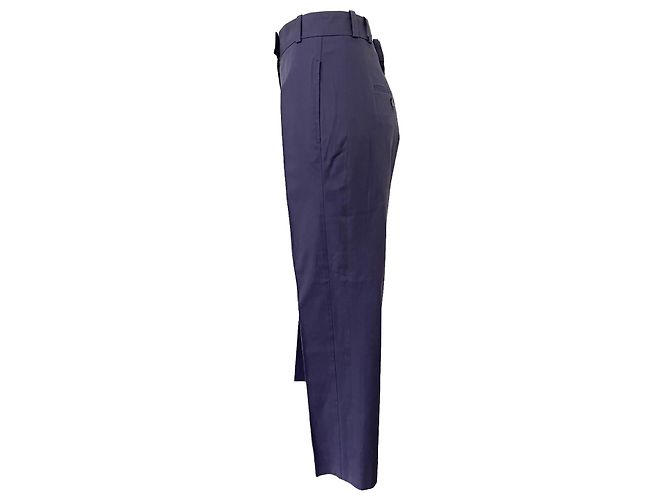 Kenzo Calça cintura alta cintura alta 38 algodão roxo e elastano - Ansicht 3
